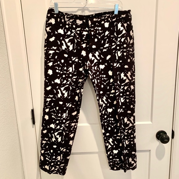 Banana Republic Black and White Ankle Pants - Picture 1 of 4